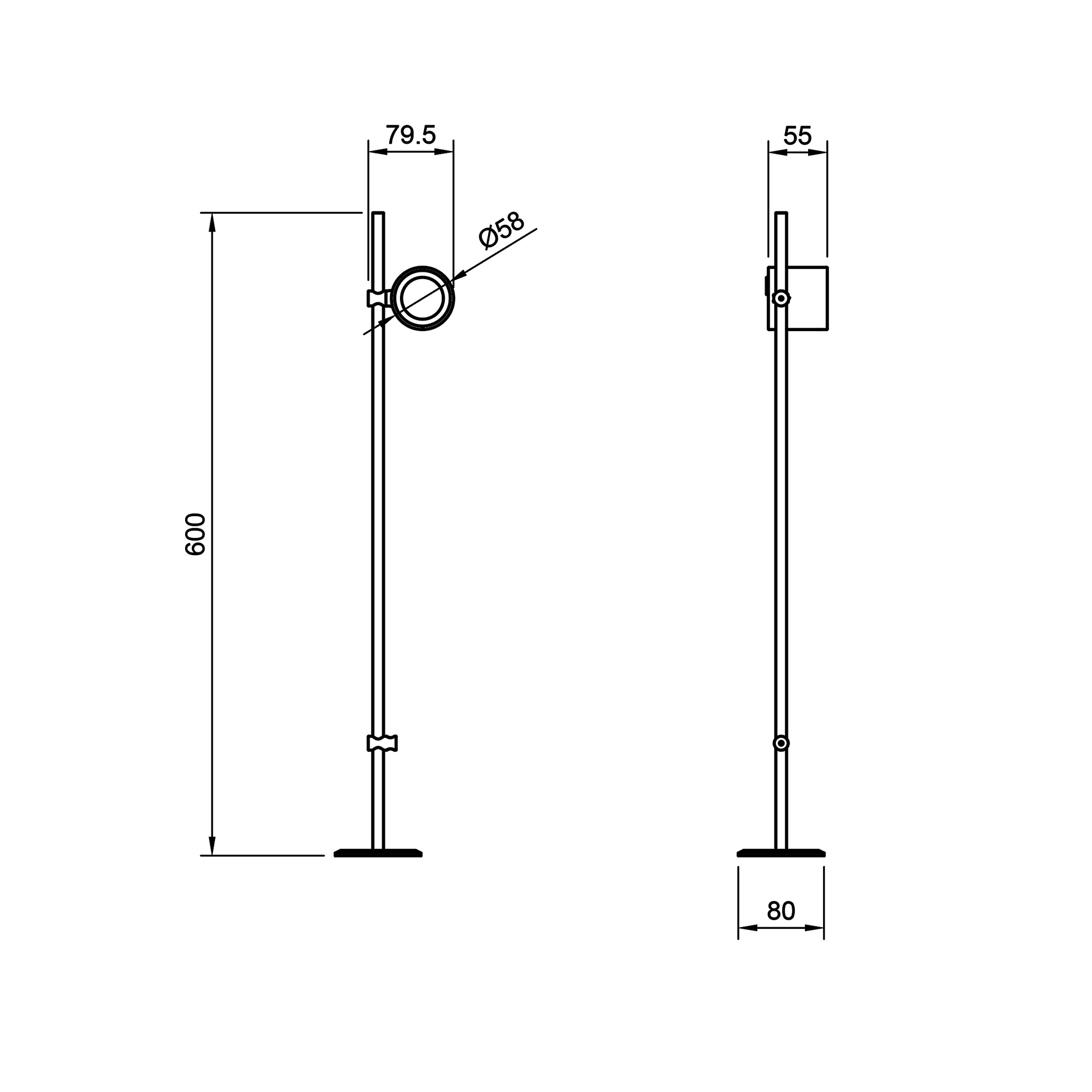 EMBLA POLE 600 – 1x
